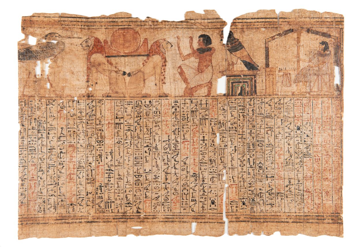 De papyrus van Qenna vel 10