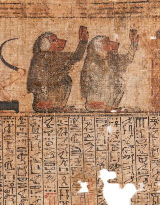 De papyrus van Qenna vel 16 - detail