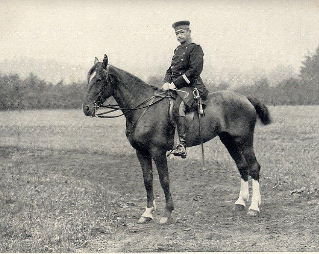 Paul von Hindenburg als majoor, ca. 1890