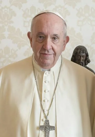 Paus Franciscus in 2021