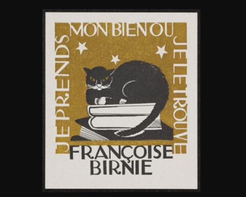 Jeanne Bieruma Oosting, Exlibris voor Françoise Birnie, 1950