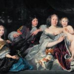 Albertine Agnes van Oranje-Nassau en haar drie kinderen geschilderd door: Abraham van den Tempel. (Publiek domein/wiki)