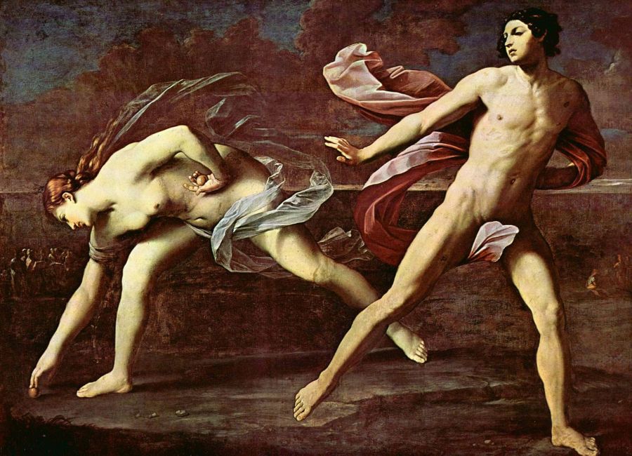 Atalanta en Hippomenes, Guido Reni, ca. 1622-25