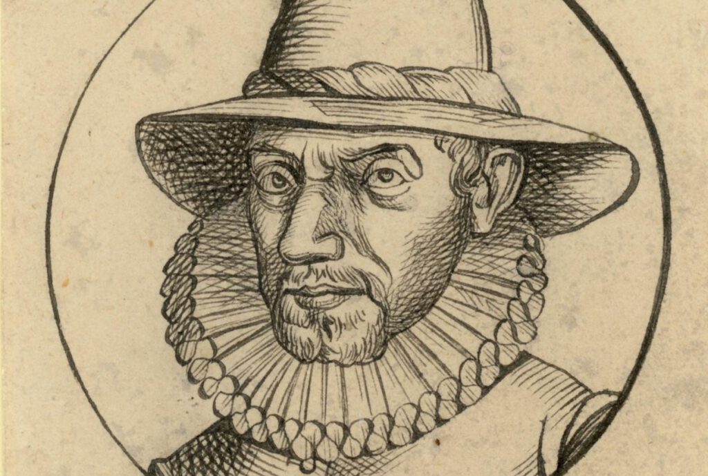 Postuum portretje van Balthasar Gerards in de collectie van Stadsarchief Delft