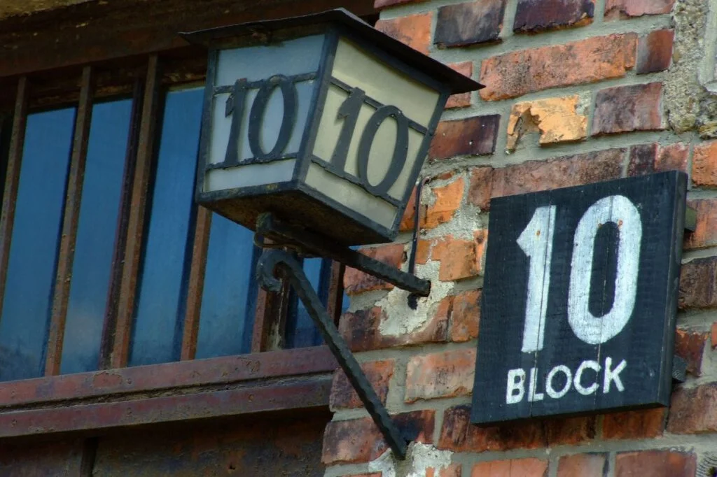 Block 10 in Auschwitz