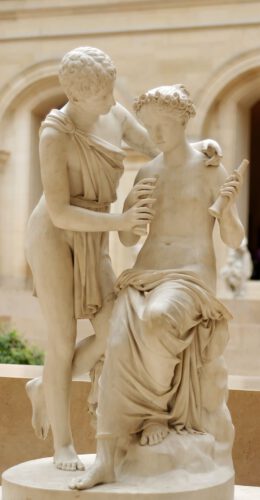 Daphnis en Chloë, een beeld van Jean-Pierre Cortot