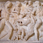 De Calydonische jacht op een Romeinse fries