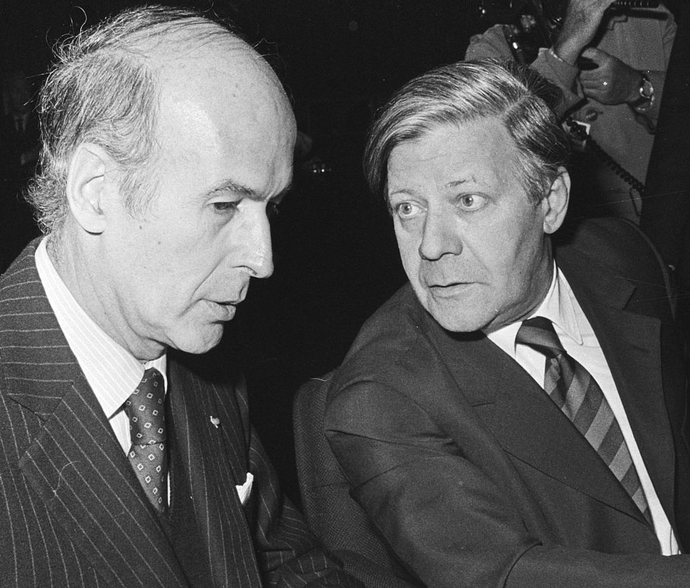 Giscard en Helmut Schmidt, 1976 (1)