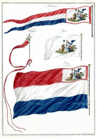 Vlaggen gebruikt in de Bataafse Marine