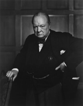 Beroemde foto van Winston Churchill in 1941 