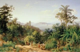 Zicht op Rio de Janeiro - Thomas Ender, 1817