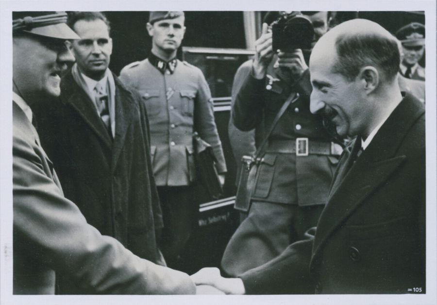 Ontmoeting tussen Adolf Hitler en Tsaar Boris III op 25 april 1941