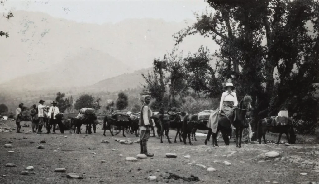 Vertrek van de karavaan vanuit Srinagar