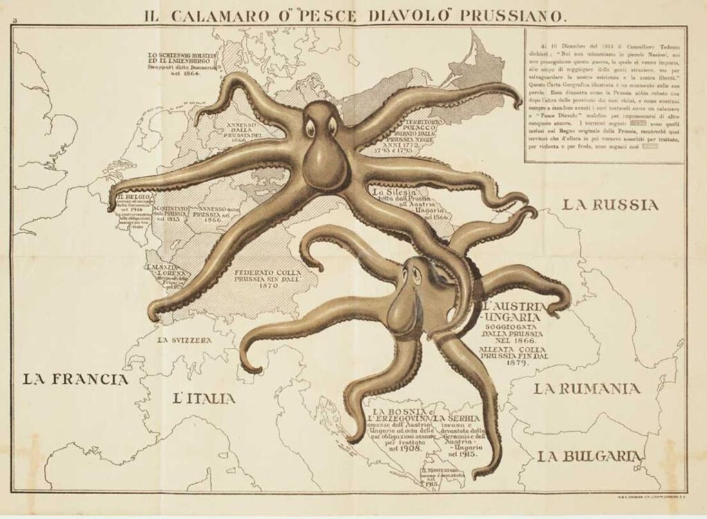 De Pruisische octopus - Groot-Brittannië, 1915