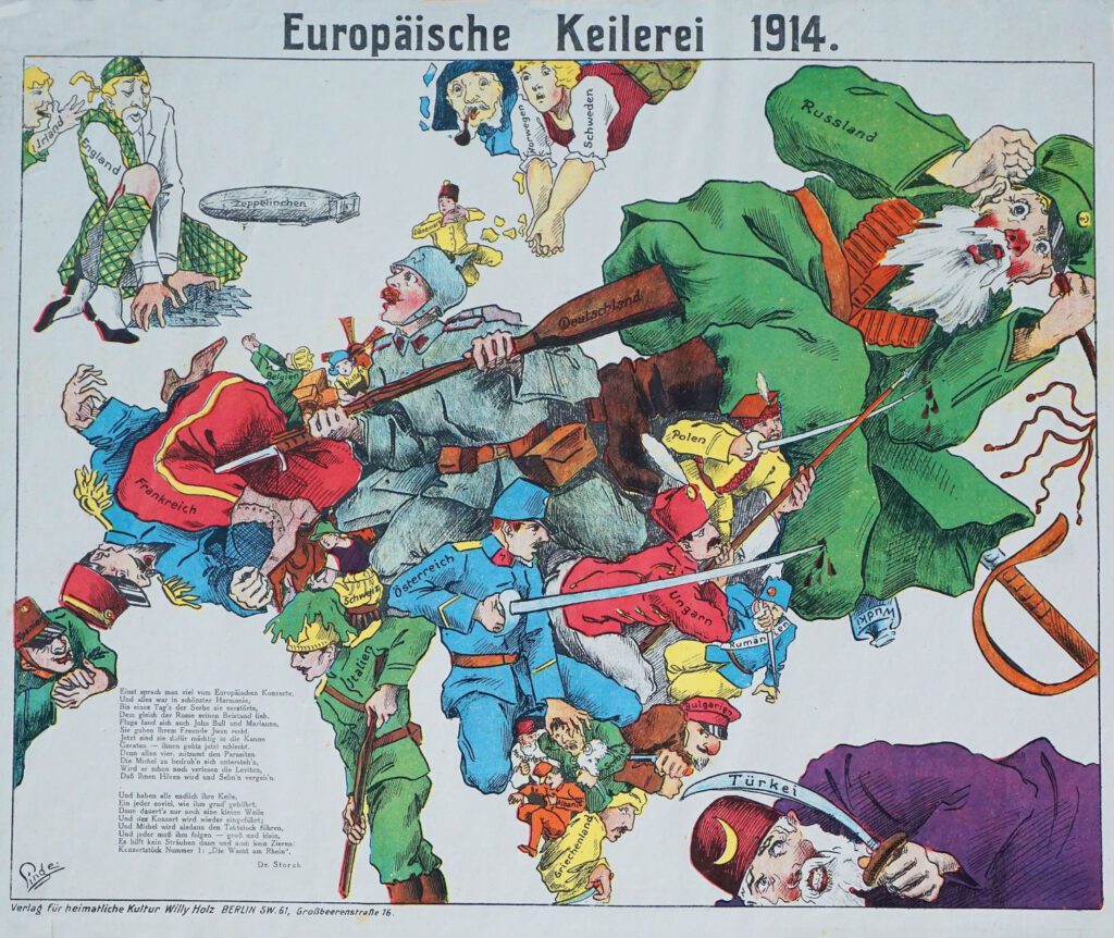 Europaïsche Keilerei 1914 - Duitsland