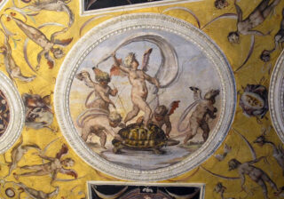 Festina lente - Verbeelding van de uitdrukking in het Palazzo Vecchio in Florence