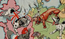Satirische kaarten van Europa tijdens de Eerste Wereldoorlog