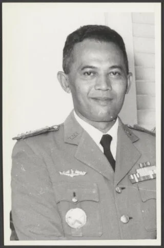 Generaal Nasution in de jaren zestig. 