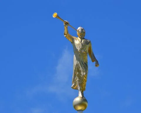 Mormonen - Beeld van de engel Moroni