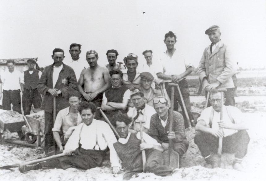 Foto gemaakt in een van de joodse werkkampen