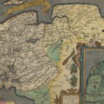 Friesland op een kaart uit 1587