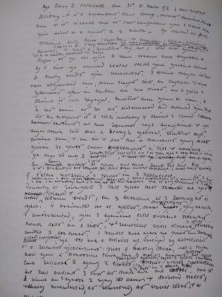 Beatrix Potter, fragment van gecodeerd dagboek