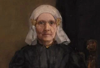 Portret van Egbert Roels Kuiper en Jantje Tjeerds Wiegersma - Piet Mondriaan, 1901 - Collectie Fries Museum, Leeuwarden