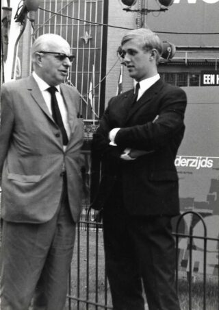 Gerard Rutten met zijn zoon Edwin