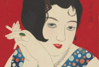 Kobayakawa Kiyoshi, Tipsy, 1930. Schenking Stichting Für Elise. Collectie Nihon no hanga, verzameld door Elise Wessels, 2022