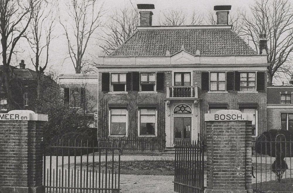 Landhuis Meer en Bosch in Heemstede, instituut voor Epilepsie bestrijding - Foto uit circa 1910