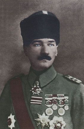 Mustafa Kemal Pasja in november 1918