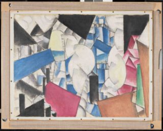 Nieuw ontdekt schilderij Les fumées sur les toits, 1911-1912, Triton Collection Foundation