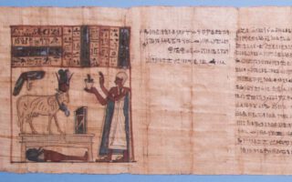 Fragment van de papyrus Denon