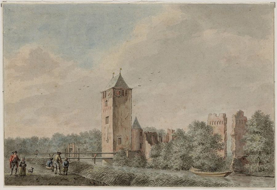 Ruïne van kasteel Egmond op de Hoef