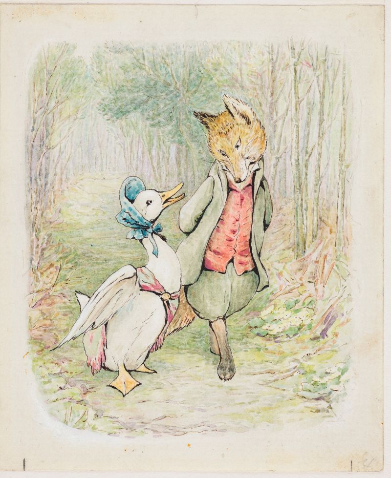 Het verhaal van Jemima Puddle-Duck - Beatrix Potter, 1908