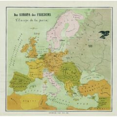 Een verboden kaart van een Europese utopie (1866)