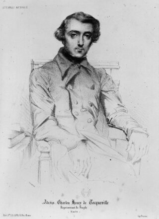 Alexis de Tocqueville, afgebeeld als volksvertegenwoordiger 