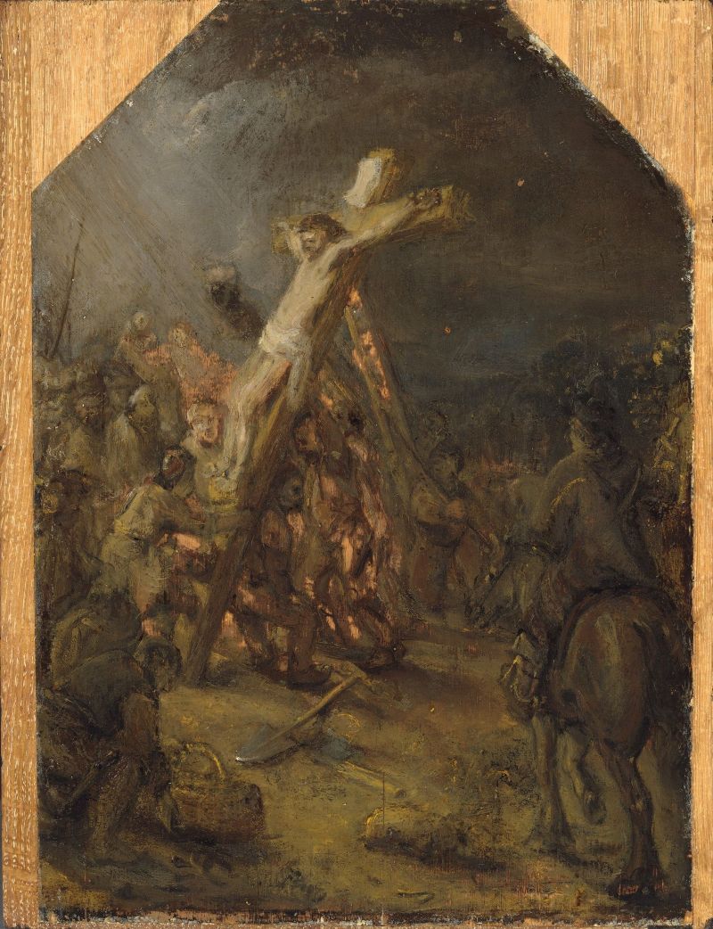 ‘De oprichting van Jezus aan het kruis’ - Volgens nieuw onderzoek tóch vervaardigd door Rembrandt van Rijn