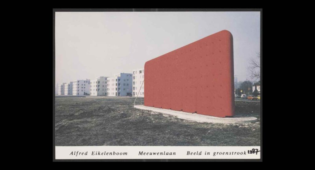 Alfred Eikelenboom, De Muur in Amsterdam Noord, 1987, collectie RKD