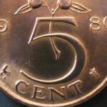 Een stuiver, een muntje van 5 cent