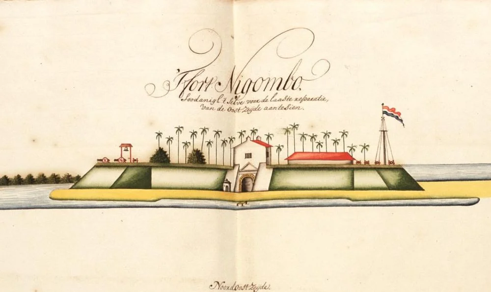 Fort Negombo in 1721