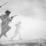 Foto gemaakt tijdens de Slag bij El Alamein,1942