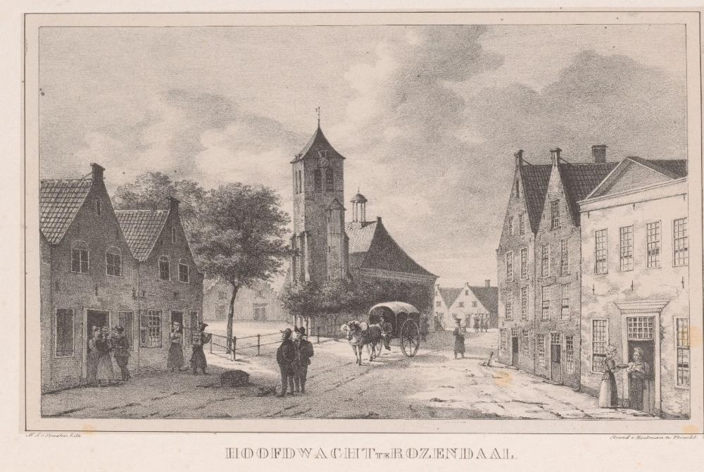 Hoofdwacht te Roosendaal, Marinus Adrianus van Straten, 1830-1831