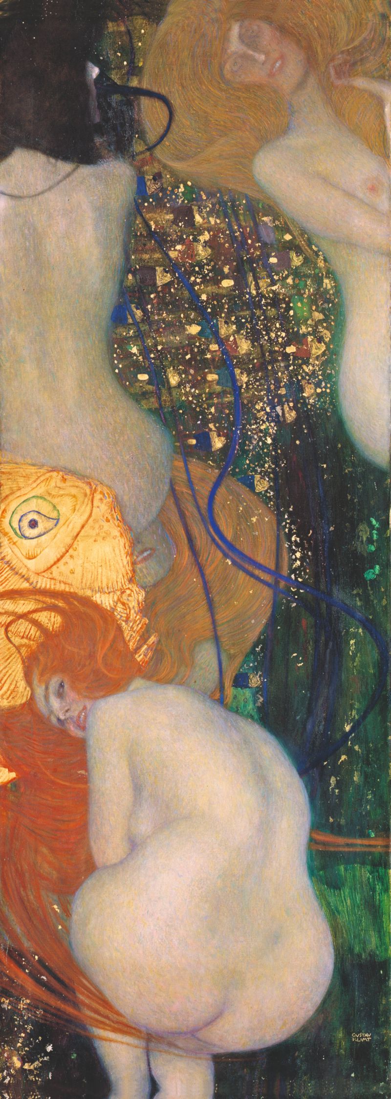 Gustav Klimt, Goudvissen / Goldfische, 1901-1902, Öl auf Leinwand, Kunstmuseum Solothurn, Dübi-Müller-Stiftung.