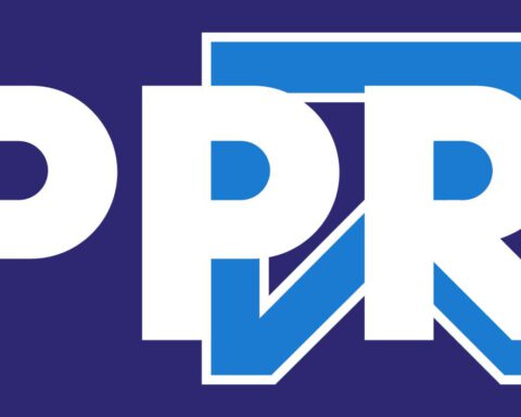 Logo van de PPR in de jaren 1979-1983