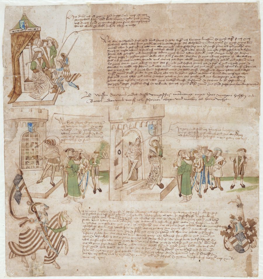 Maan-en Klaagbrief uit 1493