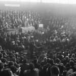 Radicalen PRR vergaderen in Dronten, 1968