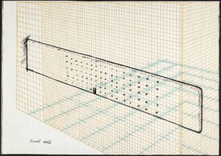 Alfred Eikelenboom, schets voor De Muur in Apeldoorn, ca. 1998, collectie RKD