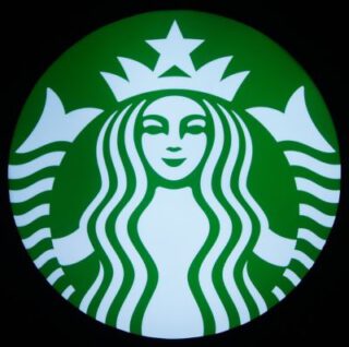 Sirene in het Starbucks-logo