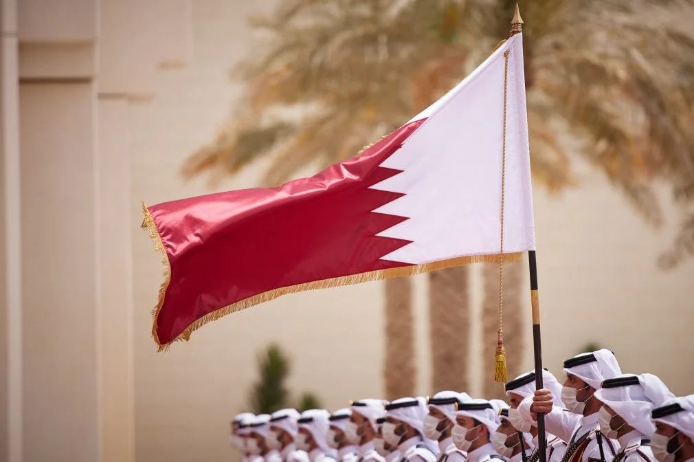 Vlag van Qatar